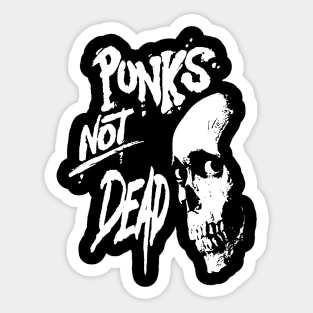 punks not dead t shirt Sticker